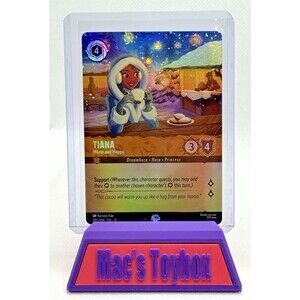 Disney Lorcana Winterspell TIANA Warm and Happy Epic Foil #205/204